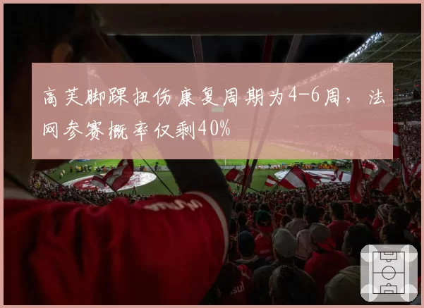 高芙脚踝扭伤康复周期为4-6周，法网参赛概率仅剩40%