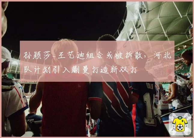 孙颖莎_王艺迪组合或被拆散，河北队计划引入蒯曼打造新双打