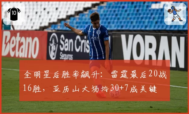 全明星后胜率飙升:雷霆最后20战16胜,亚历山大场均30+7成关键
